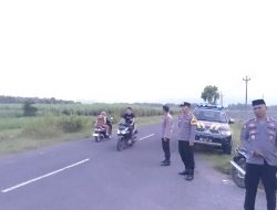 Polsek Pancur Gelar Patroli Cegah Balap Liar di Jalur Japerejo-Lasem