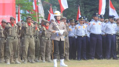 Catat Sejarah, AKP Ryan Mitha Polwan Pertama Jadi Komandan Upacara Kemerdekaan di Rembang