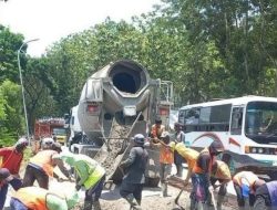 Progres Pembangunan Jalan Singget–Doplang–Cepu Capai 50 Persen