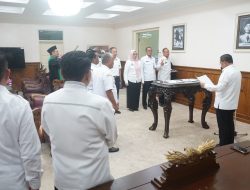 Bupati Pati Lantik Lima Kepala Dinas Baru