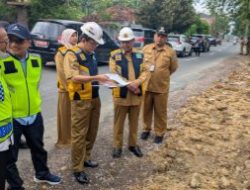 Pastikan Kualitas Pekerjaan, Bupati Harno Sidak Proyek Pelebaran Jalan Nasional Sulang–Sumber